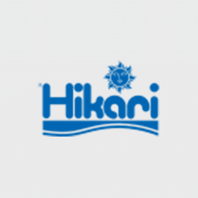Blue Hikari logo with a stylized smiling sun above the letter k and two wavy lines underneath, on a white background.